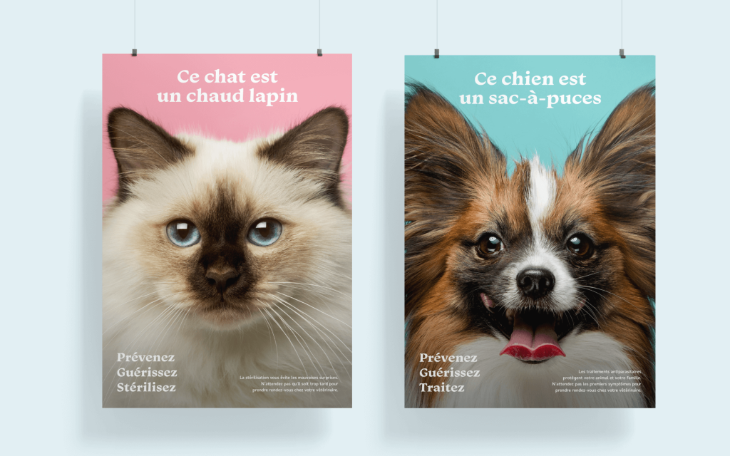 Veto Avenir - Affiches print Campagne de sensibilisation vétérinaire 
