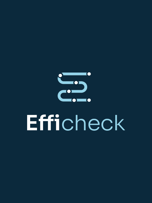 Logo Efficheck fond bleu nuit