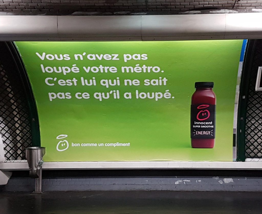 Publicité Innocent