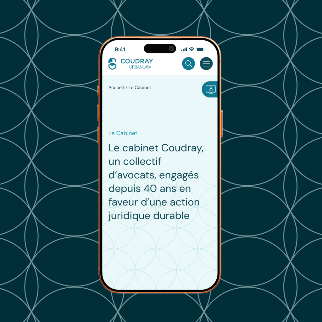 Cabinet Coudray : webdesign mobile