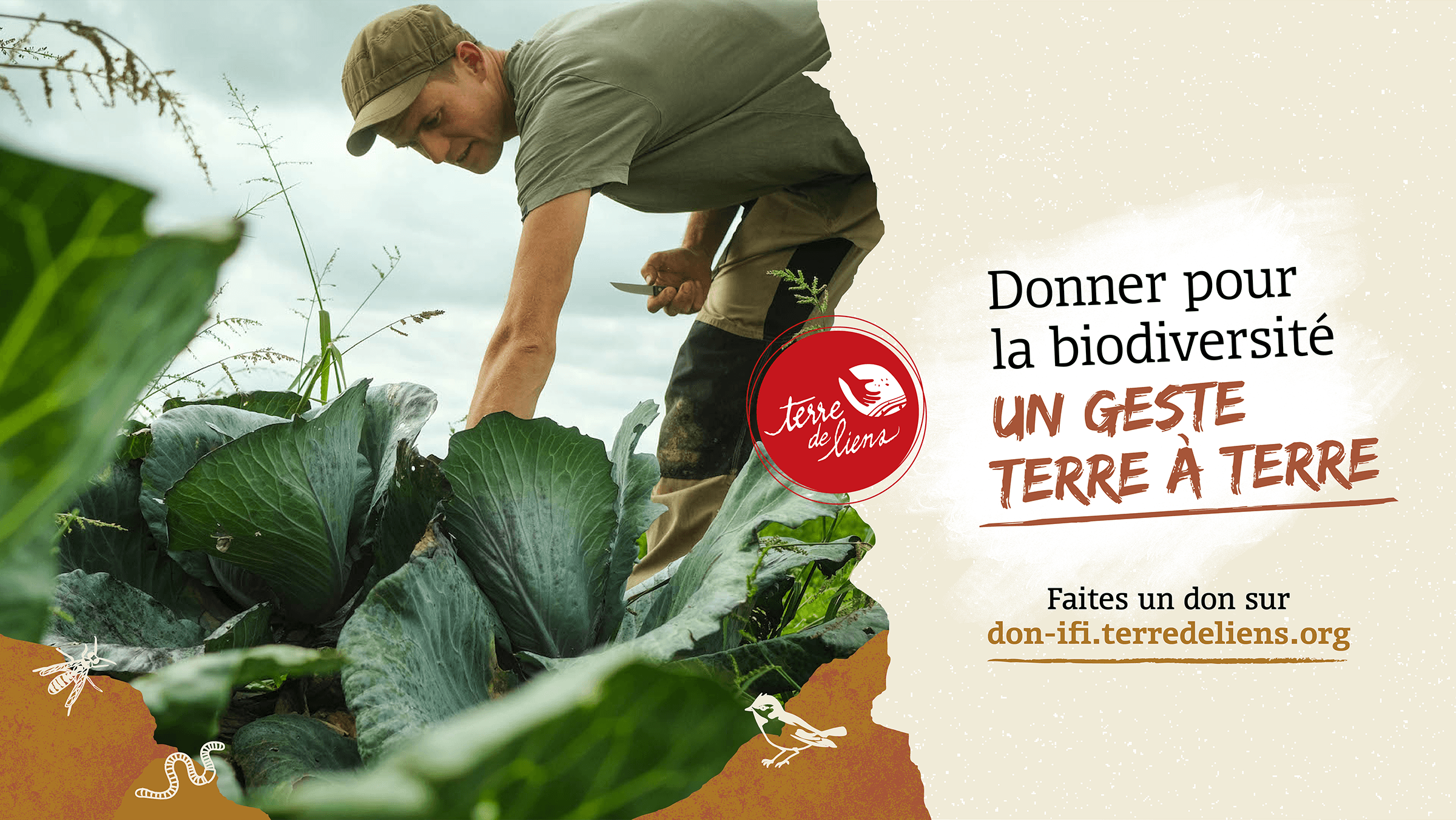 Visuel clé : un geste terre à terre